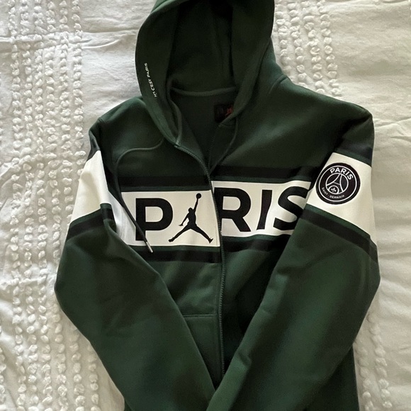 BNWT Limited Edition Nike Jordan Paris St Germain Zip Up Hoodie - Picture 2 of 5